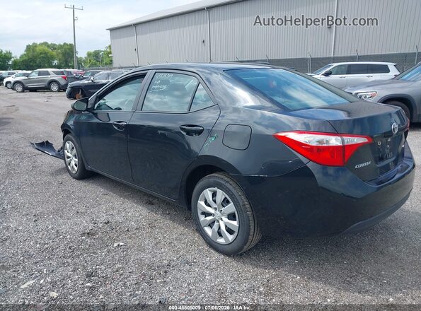 5YFBURHE3GP489205 2016 TOYOTA COROLLA Black უკანა მარცხენა
