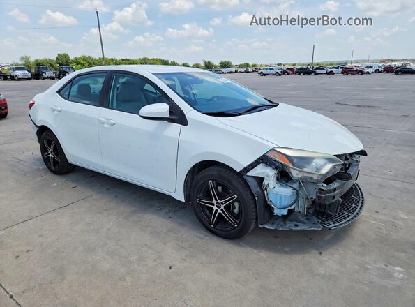 5YFBURHE3GP511770 2016 TOYOTA COROLLA White წინა მარჯვენა