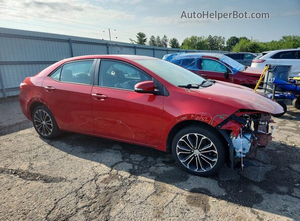 5YFBURHE3GP521036 2016 TOYOTA COROLLA Red Delantero derecho