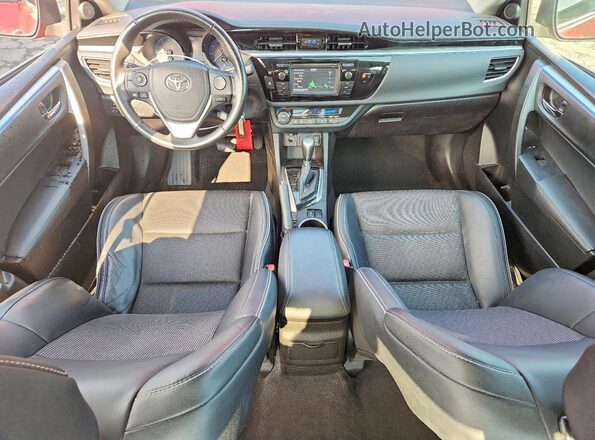 5YFBURHE3GP521036 2016 TOYOTA COROLLA Red Vista del salpicadero