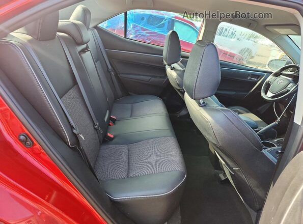 5YFBURHE3GP521036 2016 TOYOTA COROLLA Red Vista de los asientos traseros