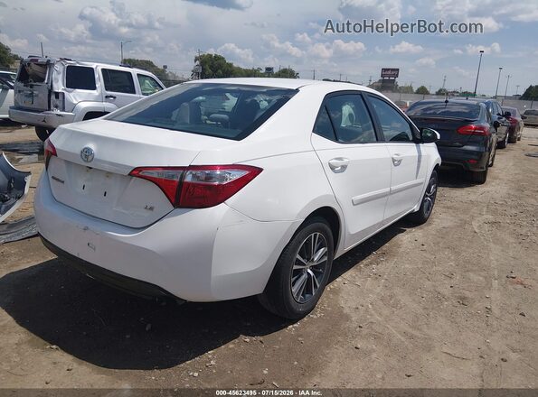 5YFBURHE3GP553839 2016 TOYOTA COROLLA White Tył prawy