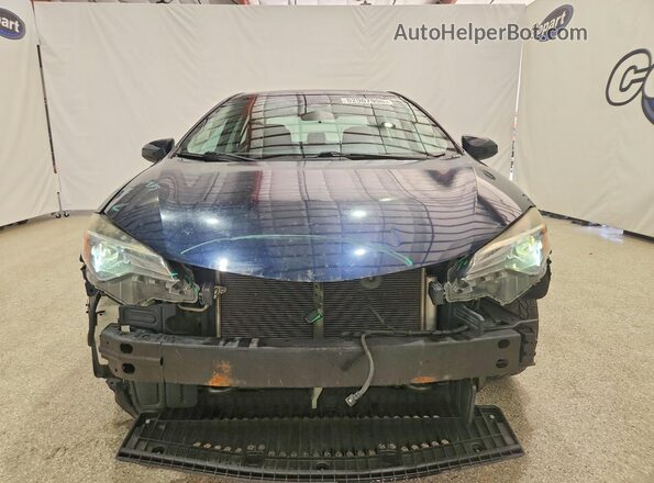 5YFBURHE3HP716698 2017 TOYOTA COROLLA Blue Front view