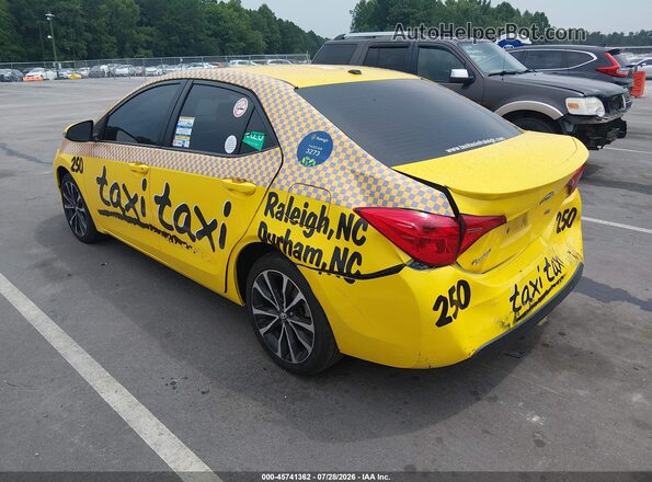 5YFBURHE3KP892206 2019 TOYOTA COROLLA Yellow Հետևի ձախ