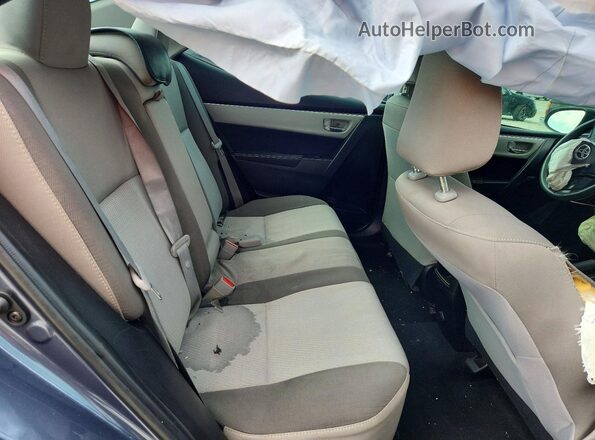 5YFBURHE3KP929366 2019 TOYOTA COROLLA Blue Հետևի նստատեղերի տեսք