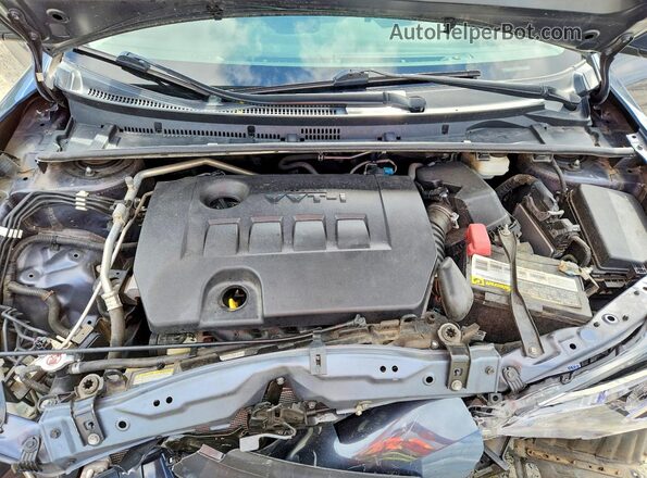 5YFBURHE3KP929366 2019 TOYOTA COROLLA Blue Սալոնի հետևի տեսք