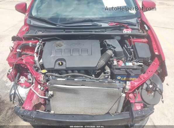 5YFBURHE4GP380994 2016 TOYOTA COROLLA Красный Вид сзади