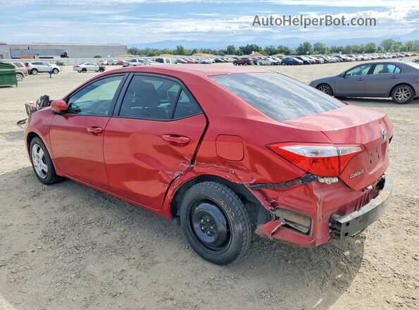 5YFBURHE4GP384818 2016 TOYOTA COROLLA Red Tył lewy