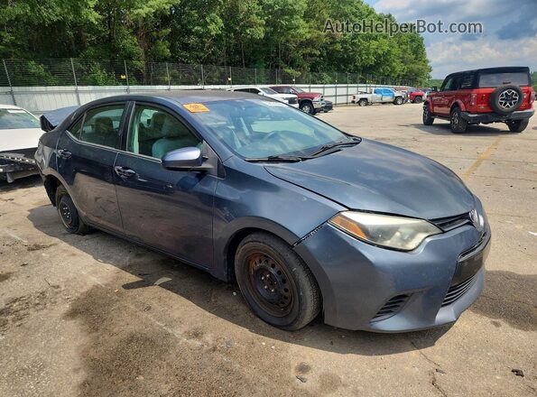 5YFBURHE4GP395737 2016 TOYOTA COROLLA Blue Przód prawy
