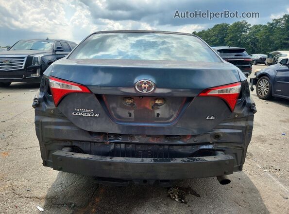5YFBURHE4GP395737 2016 TOYOTA COROLLA Blue Widok z tyłu