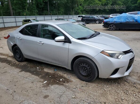 5YFBURHE4GP395933 2016 TOYOTA COROLLA Silver წინა მარჯვენა
