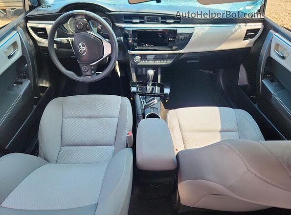 5YFBURHE4GP406560 2016 TOYOTA COROLLA Белый Вид панели приборов