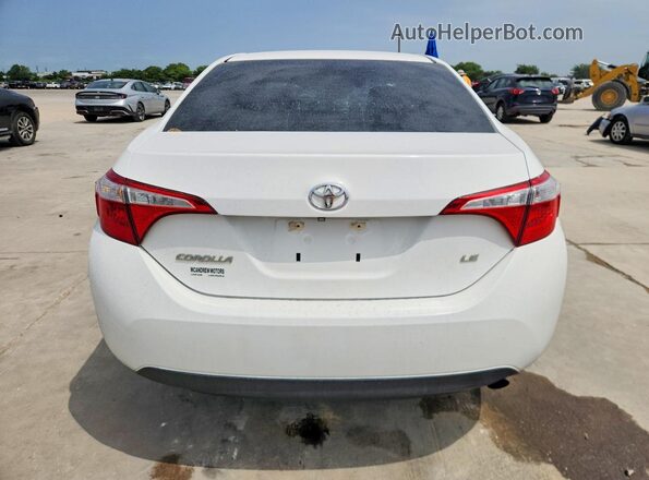 5YFBURHE4GP406560 2016 TOYOTA COROLLA Белый Вид сзади