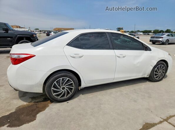 5YFBURHE4GP406560 2016 TOYOTA COROLLA Белый Задняя правая четверть