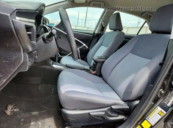 5YFBURHE4GP406963 2016 TOYOTA COROLLA Black Вид салону спереду