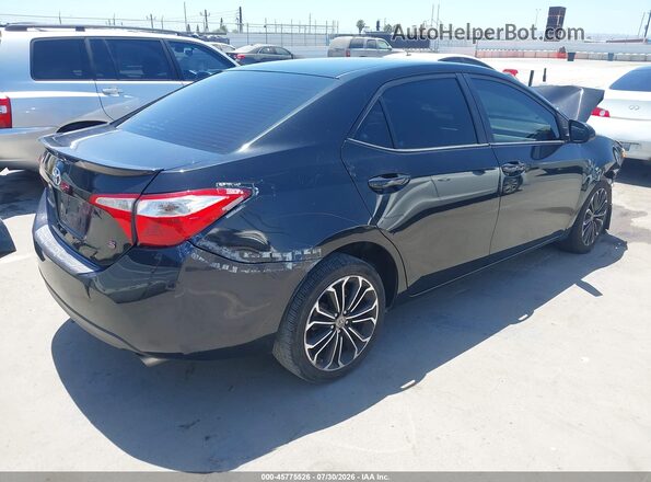 5YFBURHE4GP437369 2016 TOYOTA COROLLA Черный Задняя правая четверть