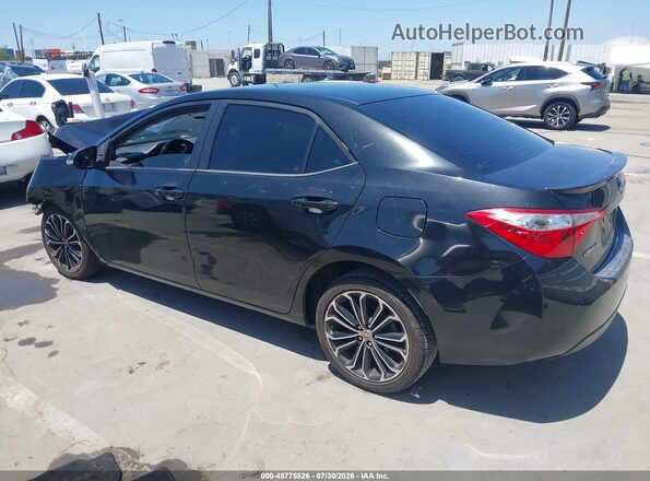 5YFBURHE4GP437369 2016 TOYOTA COROLLA Черный Задняя левая четверть