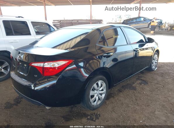 5YFBURHE4GP440675 2016 TOYOTA COROLLA Black Հետևի աջ