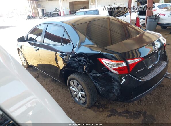 5YFBURHE4GP440675 2016 TOYOTA COROLLA Black Դիմացի տեսք