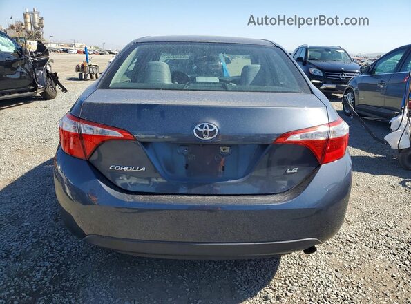 5YFBURHE4GP440711 2016 TOYOTA COROLLA Gray Rear view