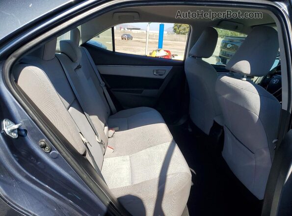 5YFBURHE4GP440711 2016 TOYOTA COROLLA Gray Rear seats view