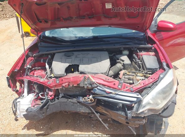 5YFBURHE4GP444077 2016 TOYOTA COROLLA Red Widok komory silnika