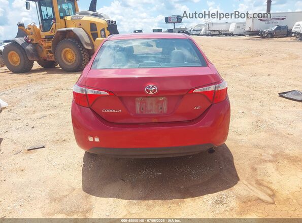 5YFBURHE4GP444077 2016 TOYOTA COROLLA Red 