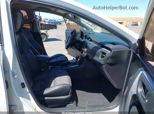 5YFBURHE4GP479346 2016 TOYOTA COROLLA White Widok wnętrza z przodu