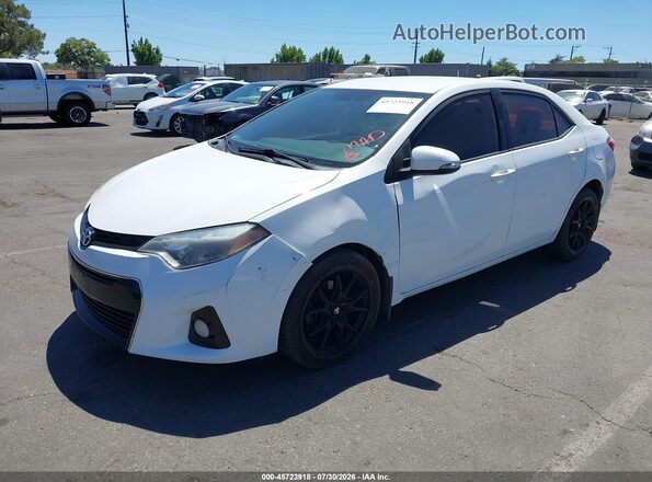 5YFBURHE4GP479346 2016 TOYOTA COROLLA White Przód lewy