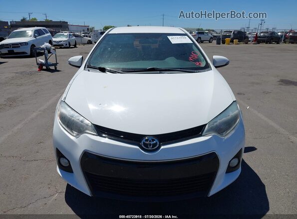 5YFBURHE4GP479346 2016 TOYOTA COROLLA White Widok zestawu wskaźników