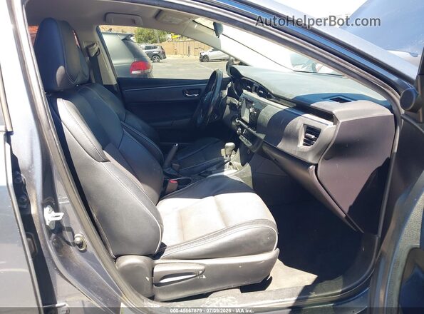5YFBURHE4GP495157 2016 TOYOTA COROLLA Maroon Front interior view