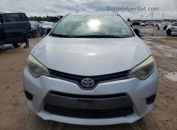 5YFBURHE4GP501863 2016 TOYOTA COROLLA Silver Vista frontal