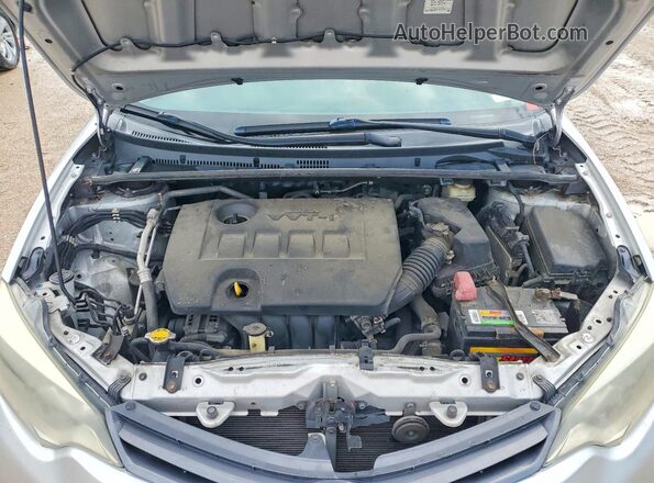 5YFBURHE4GP501863 2016 TOYOTA COROLLA Silver Vista del compartimento del motor