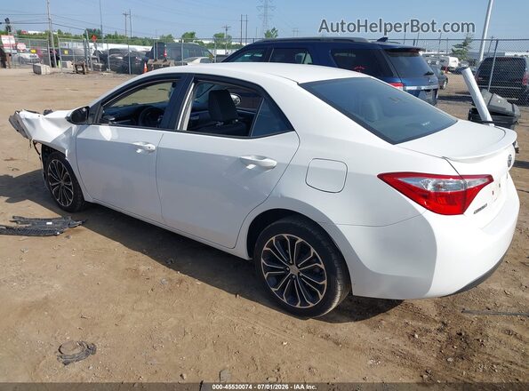 5YFBURHE4GP533809 2016 TOYOTA COROLLA Белый Задняя левая четверть