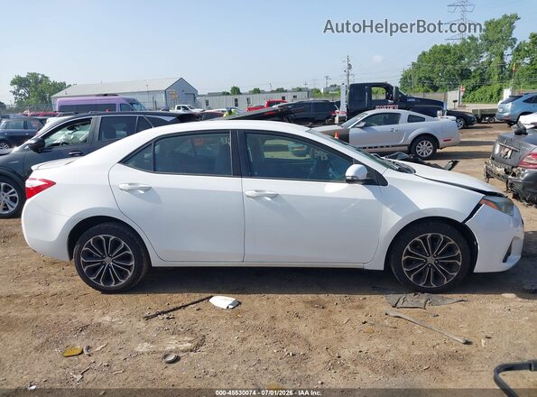 5YFBURHE4GP533809 2016 TOYOTA COROLLA Белый Вид задней части салона