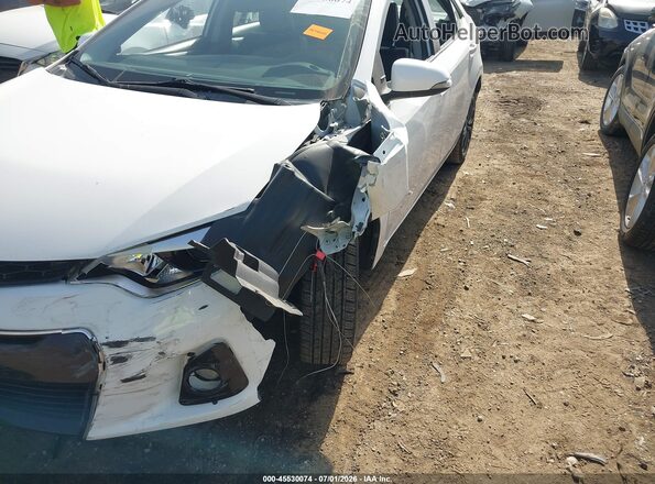 5YFBURHE4GP533809 2016 TOYOTA COROLLA Белый Вид спереди