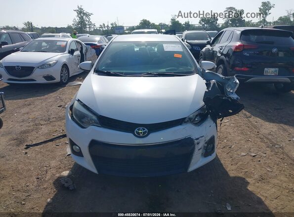 5YFBURHE4GP533809 2016 TOYOTA COROLLA Белый Вид щитка приборов