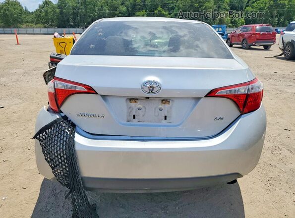 5YFBURHE4GP553302 2016 TOYOTA COROLLA Silver Widok z tyłu