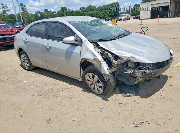 5YFBURHE4GP553302 2016 TOYOTA COROLLA Silver Przód prawy