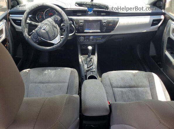 5YFBURHE4GP553302 2016 TOYOTA COROLLA Silver Widok deski rozdzielczej