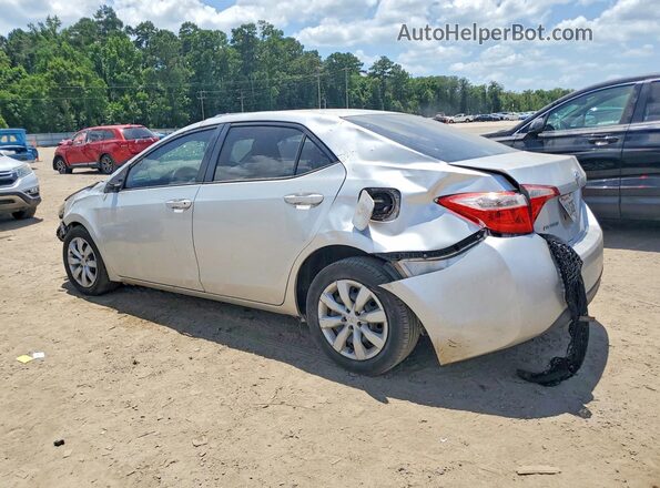 5YFBURHE4GP553302 2016 TOYOTA COROLLA Silver Tył lewy