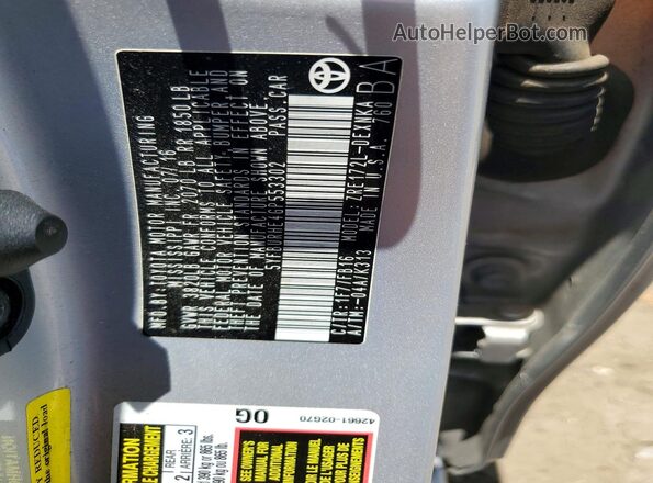 5YFBURHE4GP553302 2016 TOYOTA COROLLA Silver Widok komory silnika