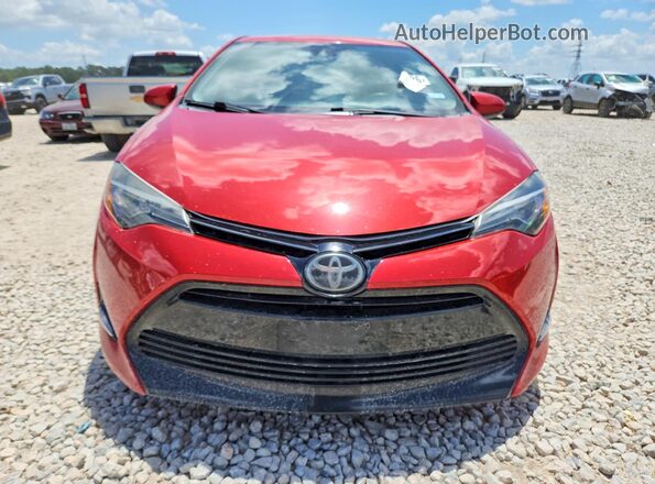 5YFBURHE4HP571266 2017 TOYOTA COROLLA Красный Вид спереди