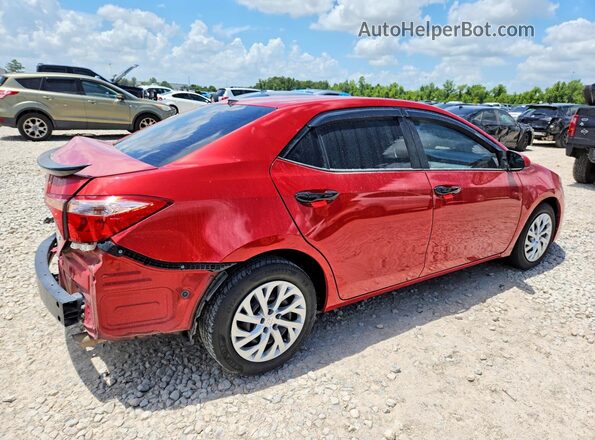5YFBURHE4HP571266 2017 TOYOTA COROLLA Красный Задняя правая четверть
