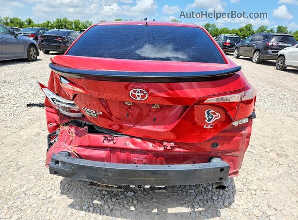 5YFBURHE4HP571266 2017 TOYOTA COROLLA Красный Вид сзади