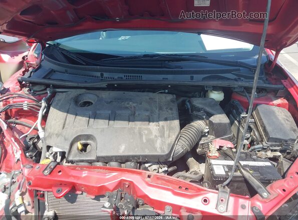 5YFBURHE4HP580663 2017 TOYOTA COROLLA Maroon Vista trasera