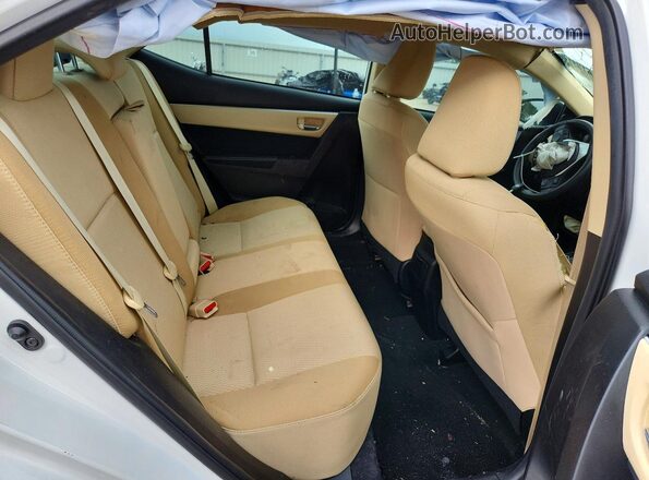 5YFBURHE4HP596474 2017 TOYOTA COROLLA White უკანა სავარძლების ხედი