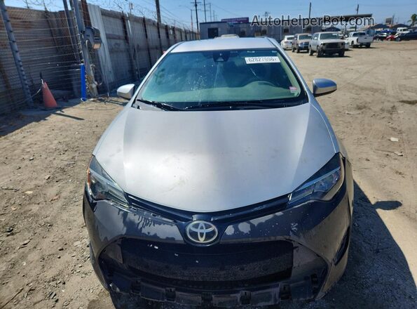 5YFBURHE4HP624841 2017 TOYOTA COROLLA Silver Vista frontal