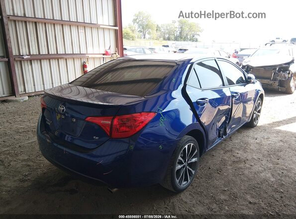 5YFBURHE4HP680486 2017 TOYOTA COROLLA Blue Tył prawy