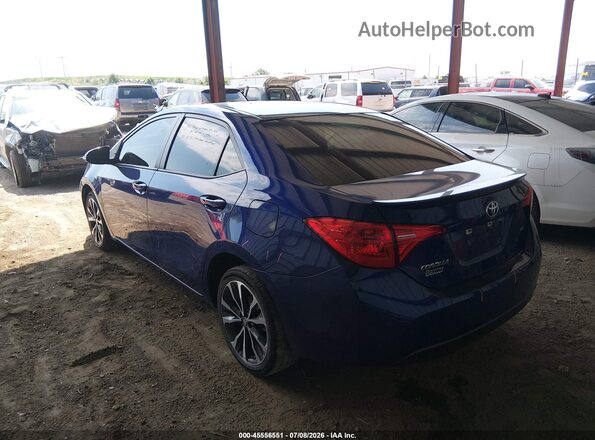 5YFBURHE4HP680486 2017 TOYOTA COROLLA Blue Tył lewy